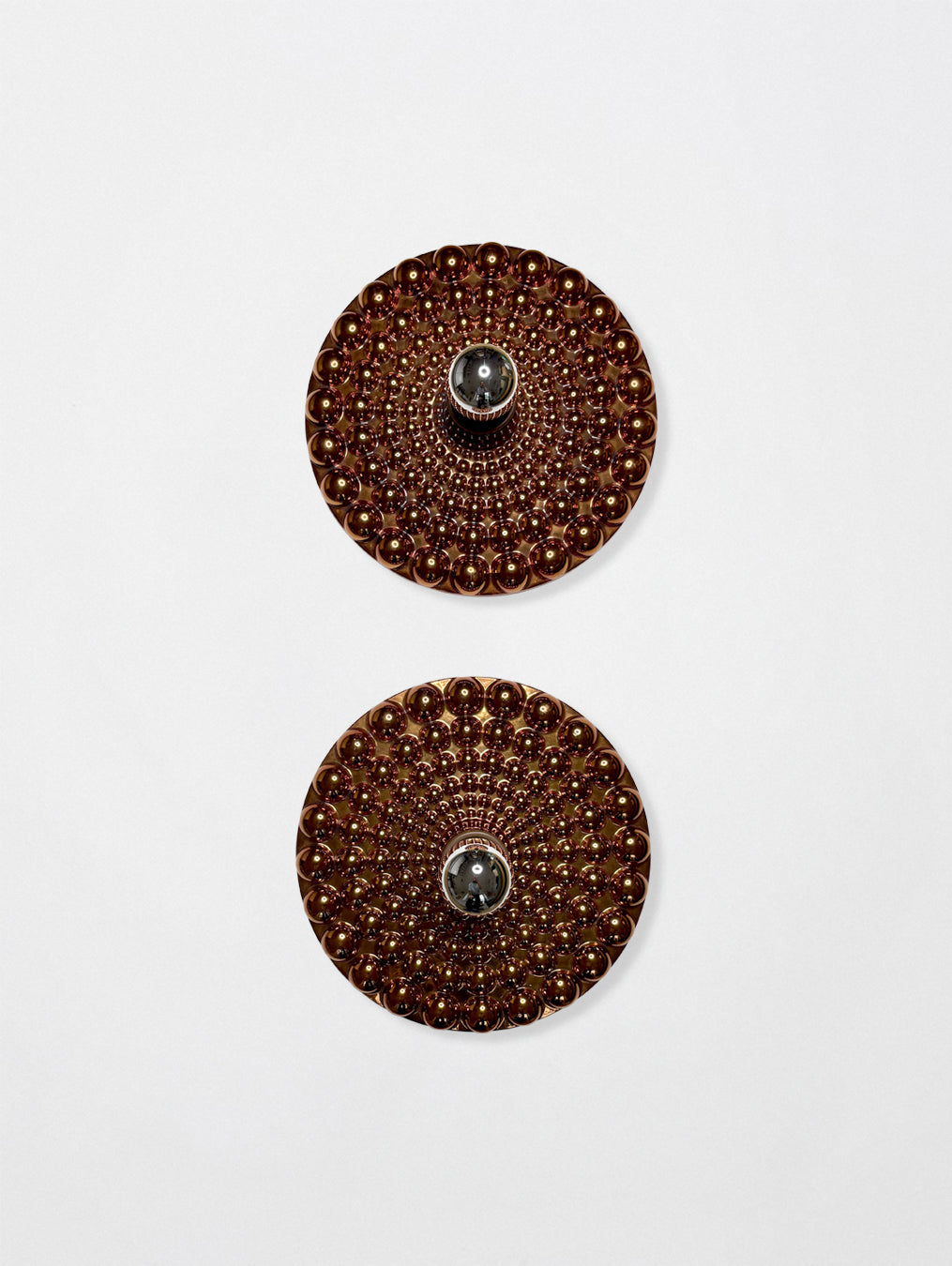 1970s ceramic wall lights