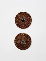 1970s ceramic wall lights