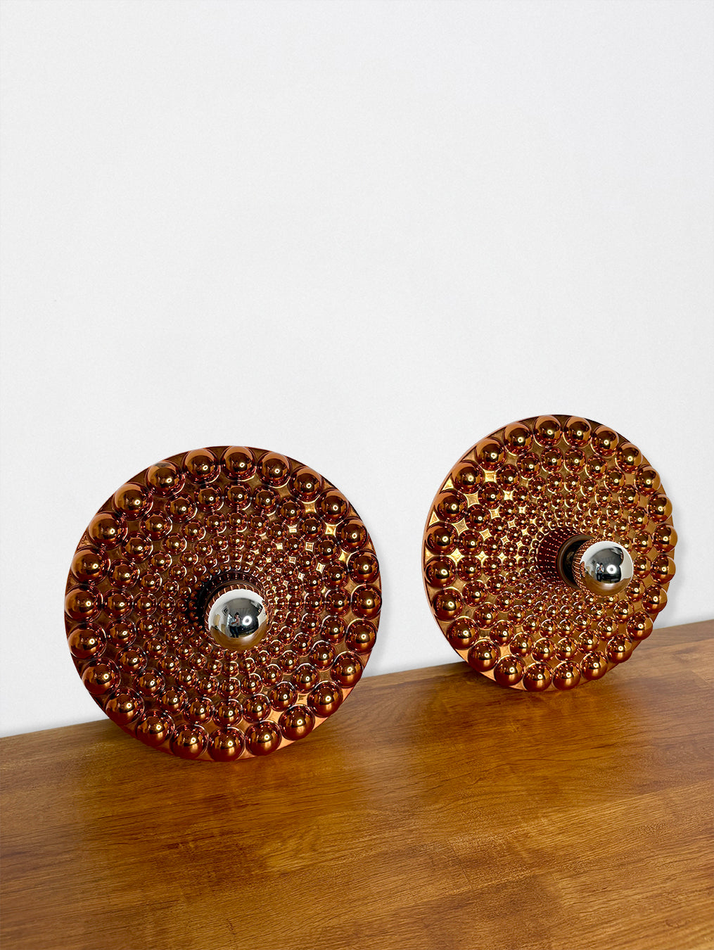 1970s ceramic wall lights