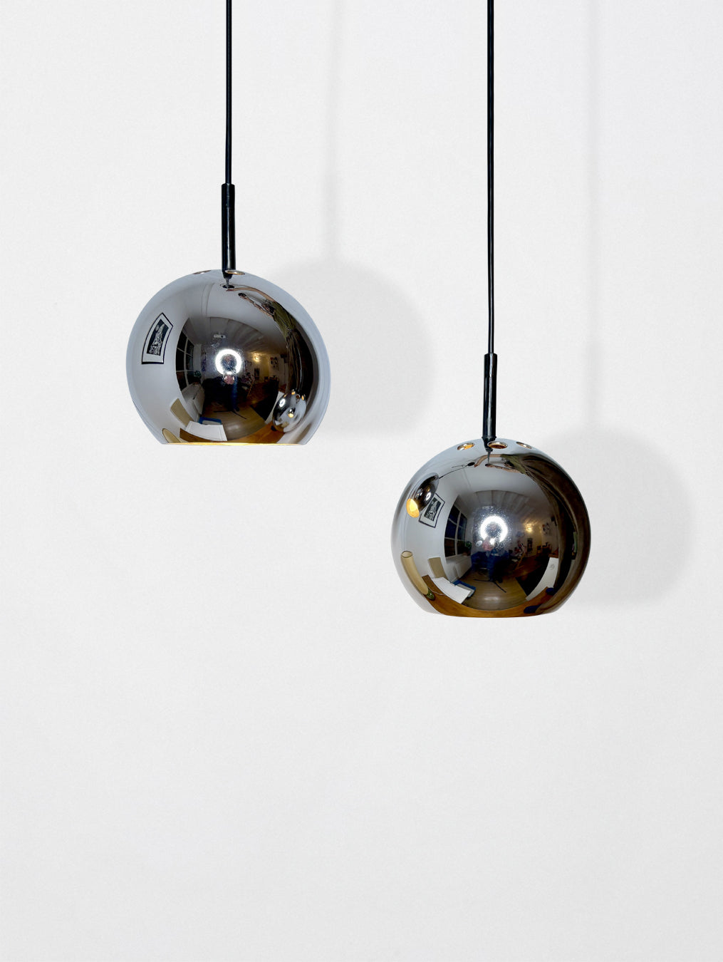 Chrome eyeball suspensions