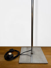 Lampadaire double chrome