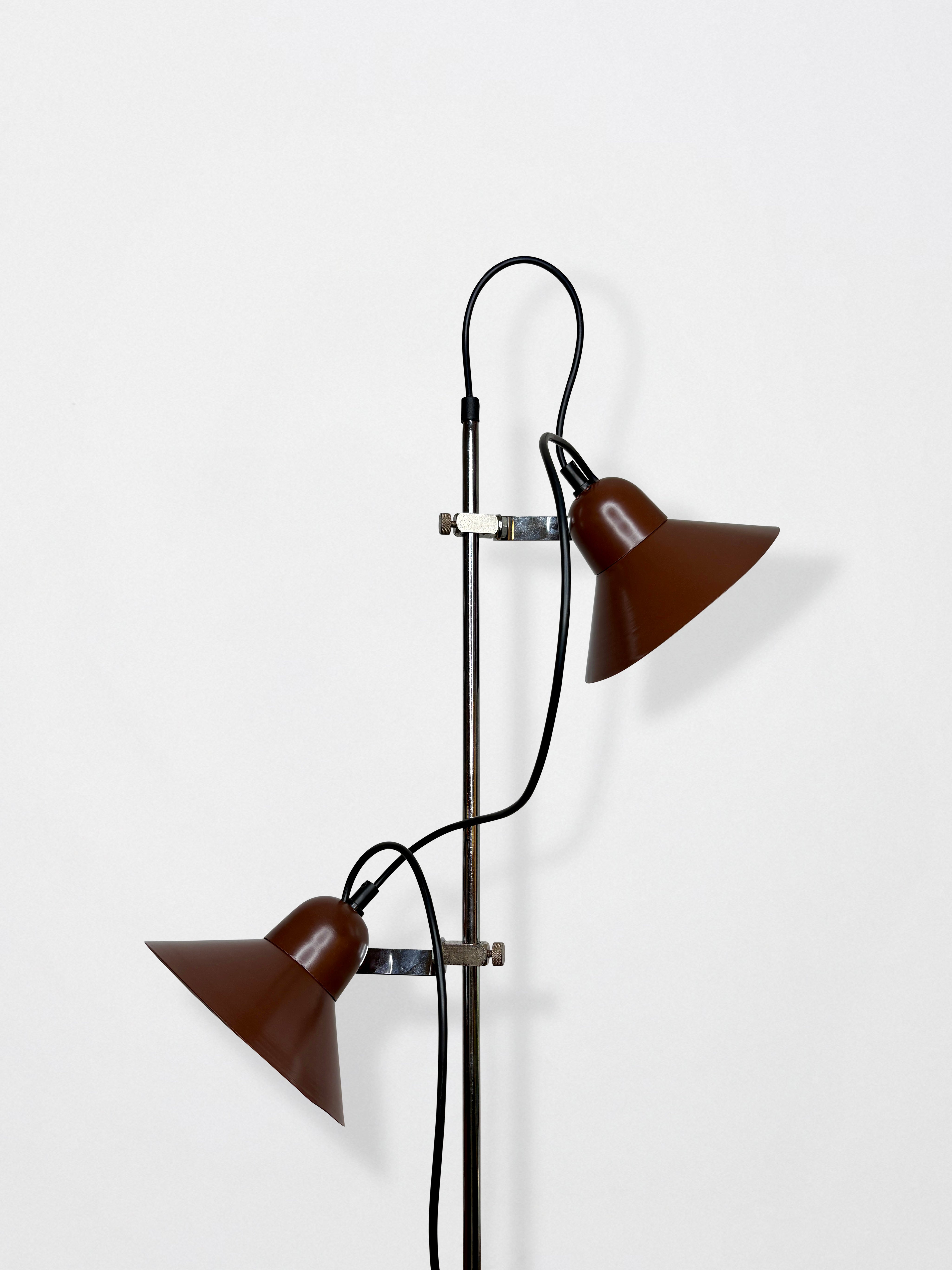 Lampadaire triple années 70