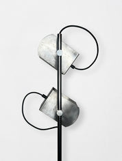 Italian chrome floor lamp