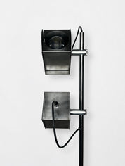 Italian chrome floor lamp