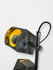 Italian chrome floor lamp