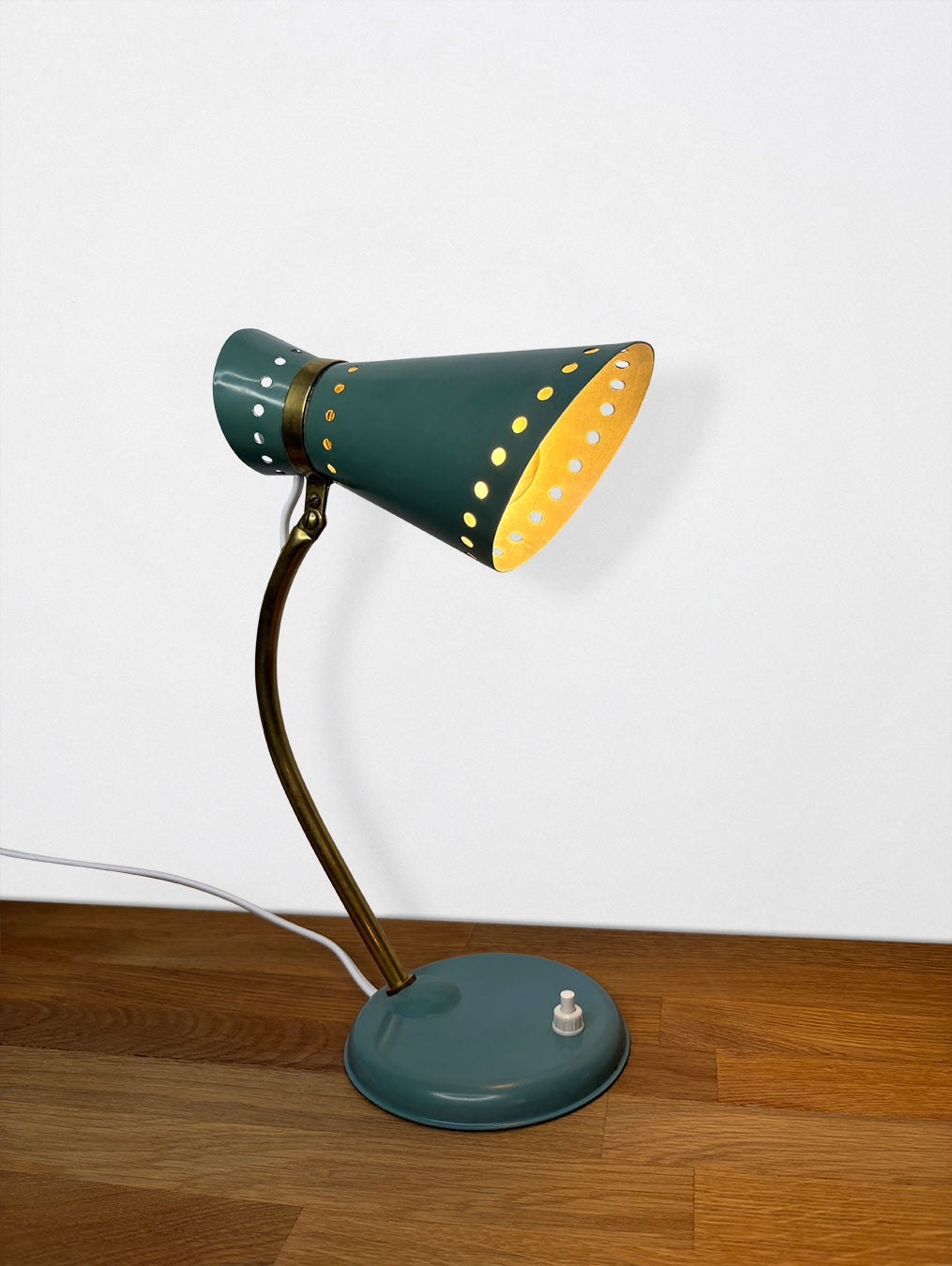 Lampe René Mathieu bleu